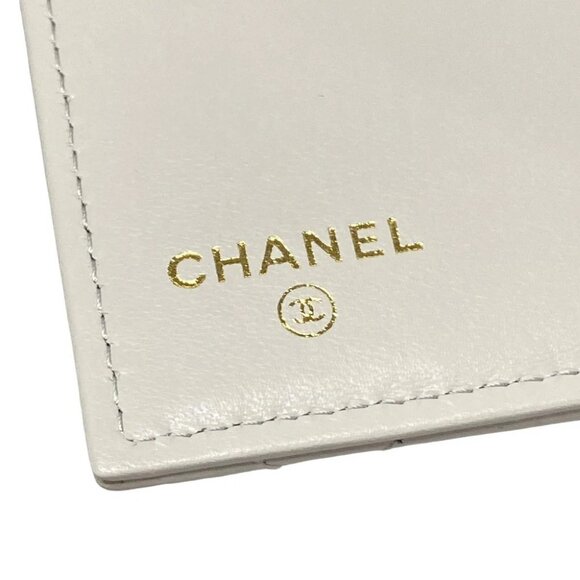 Auth CHANEL - AP4733 Gray Lambskin Card Case - Picture 4 of 10